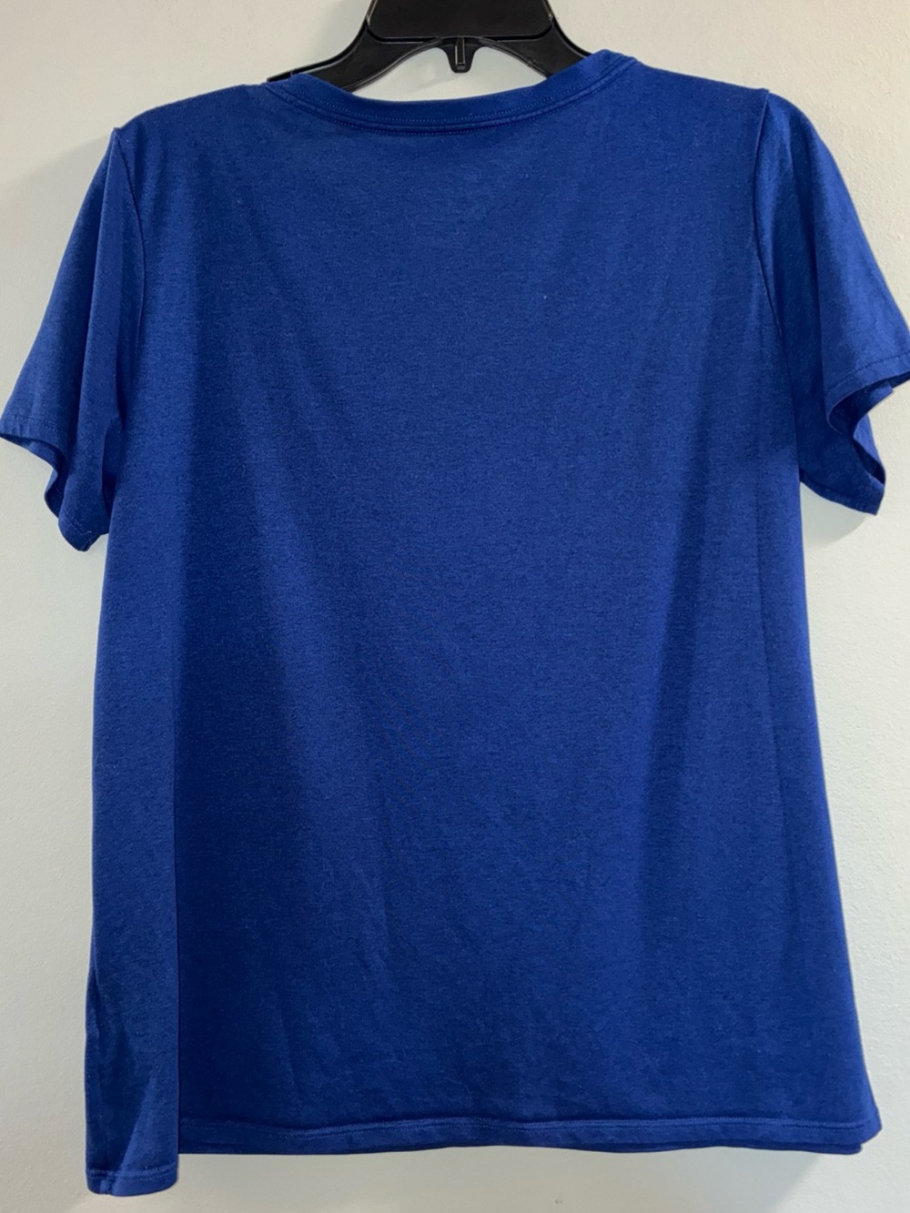 Nike Women's V-Neck Short Sleeve Tee - Royal Blue - Picture 2 of 6